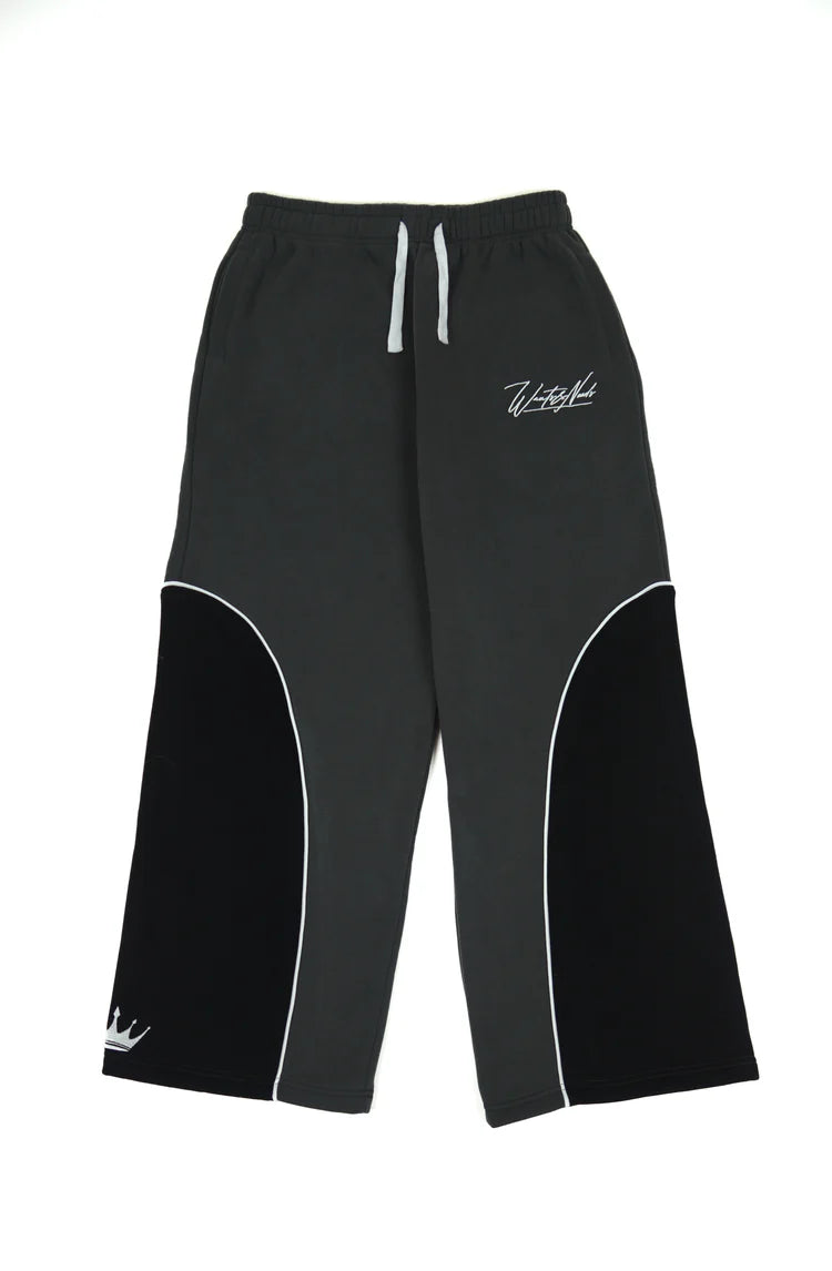 Performance Black Baggy Sweatpants