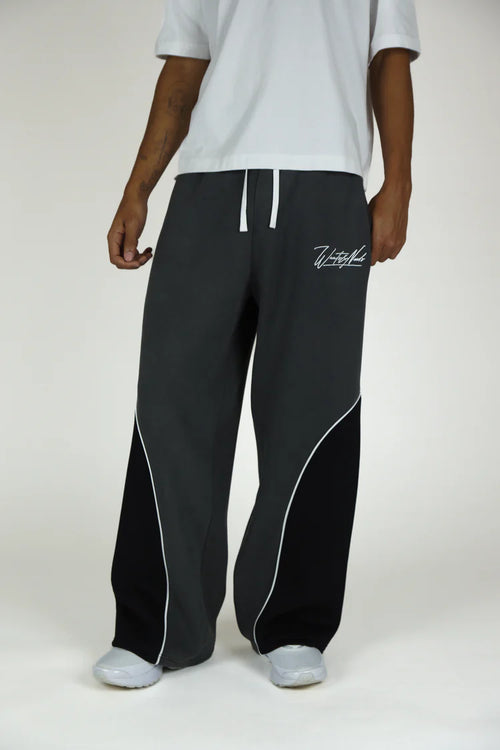Performance Black Baggy Sweatpants